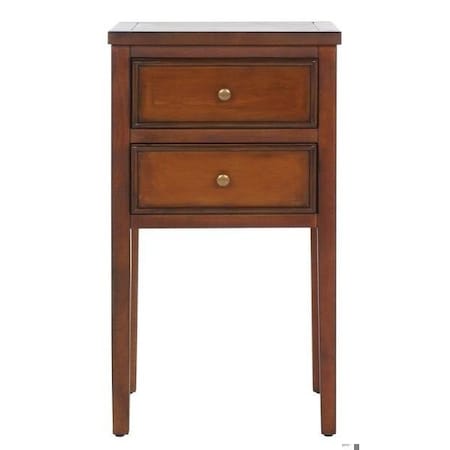 Safavieh Toby End Table- Filbert Brown - 29.7 x 14.2 x 16.9 in. AMH6625F